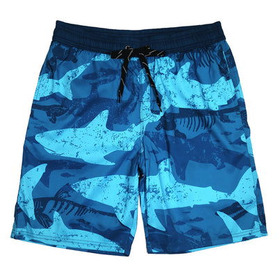 Beach Pants Men's Knee Length Plus Size Swimming Trunks