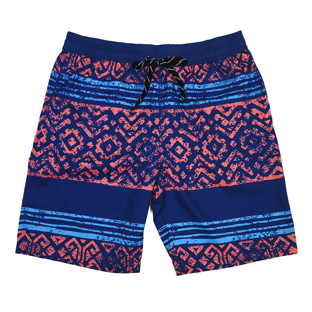 Beach Pants Men's Knee Length Plus Size Swimming Trunks