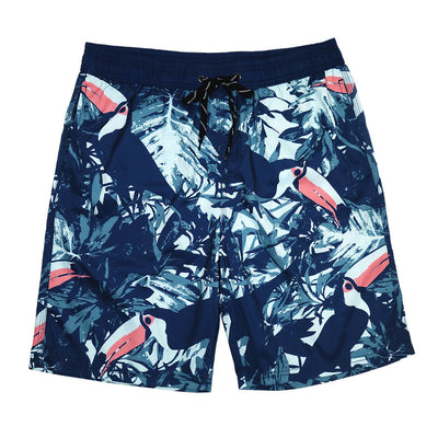 Beach Pants Men's Knee Length Plus Size Swimming Trunks