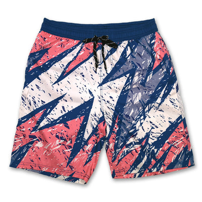 Beach Pants Men's Knee Length Plus Size Swimming Trunks